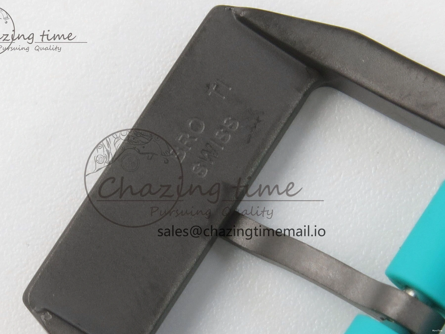 MIROTIME 0419 Pilot Mark XX BLSF 1:1 Best Edition Black Blue Dial on Blue Rubber Strap MIYOTA Sleek 6989